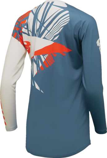 THOR WOMEN'S SECTOR SPLIT BLUE/ORANGE women's motocross jersey