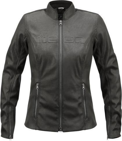 Women's textile motorcycle jacket ICON TUSCADERO2 - BLACK