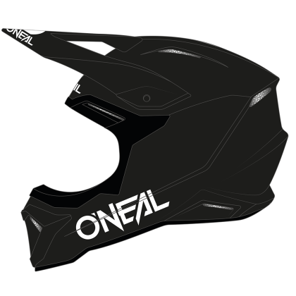 Children's helmet O'NEAL 1SERIES SOLID BLACK V.24