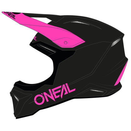 Children's helmet O'NEAL 1SERIES SOLID BLACK/PINK V.24