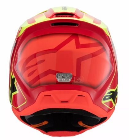 Children's motocross helmet ALPINESTARS SM3 FRAY RD/YL/BK