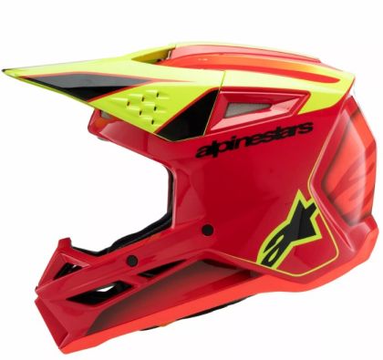 Children's motocross helmet ALPINESTARS SM3 FRAY RD/YL/BK