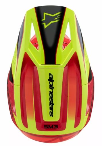 Children's motocross helmet ALPINESTARS SM3 FRAY RD/YL/BK