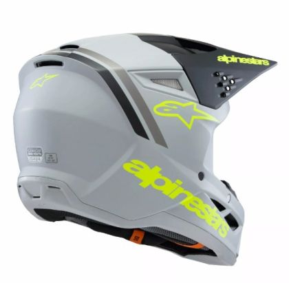 Детска мотокрос каска ALPINESTARS SM3 RADIUM GY/BLK/YL