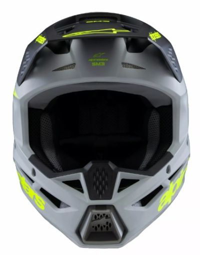 ALPINESTARS SM3 RADIUM GY/BLK/YL Children's Motocross Helmet