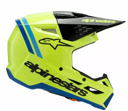 Детска мотокрос каска ALPINESTARS SM3 RADIUM YL/BK/B