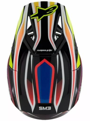 ALPINESTARS SM3 WURX BLK/YL/B Kids Motocross Helmet