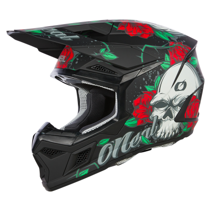 Children's motocross helmet O'NEAL 3SERIES MELANCIA BLACK/MULTI V.24