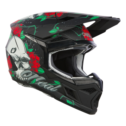 Children's motocross helmet O'NEAL 3SERIES MELANCIA BLACK/MULTI V.24