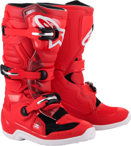 Детски мотокрос ботуши Alpinestars TECH Tech 7S RED