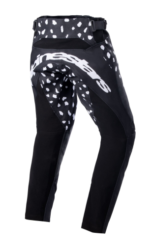 Pantaloni de motocross pentru copii ALPINESTARS Racer North NEGRU/ROSU/ALB