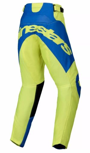 Детски мотокрос брич ALPINESTARS RACER VEIL YELLOW/BLUE