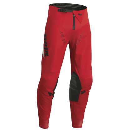 Children's motocross breeches THOR YOUTH PULSE TACTIC RED