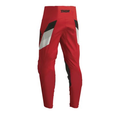 Children's motocross breeches THOR YOUTH PULSE TACTIC RED