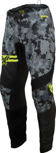 Pantaloni motocross copii THOR YOUTH SECTOR DIGI BLACK/ACID