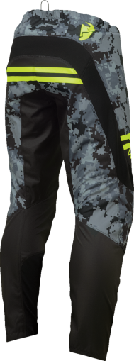 Pantaloni motocross copii THOR YOUTH SECTOR DIGI BLACK/ACID