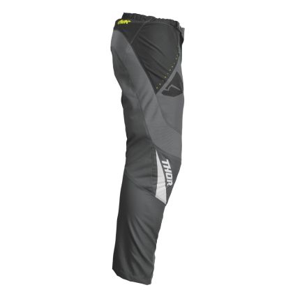 Pantaloni motocross copii THOR YOUTH SECTOR EDGE DARK GREY/ACID