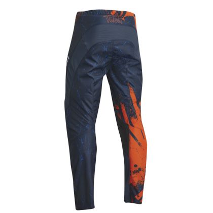 Pantaloni motocross copii THOR YOUTH SECTOR GNAR MIDNAW/ORANGE