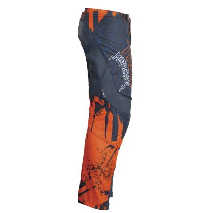 Children's motocross breeches THOR YOUTH SECTOR GNAR MIDNIGHT/ORANGE