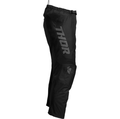 Children's motocross breeches THOR YOUTH SECTOR MINIMAL BLACK