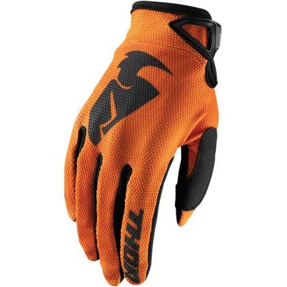 Children's motocross gloves THOR YOUTH SECTOR ORANGE/BLACK