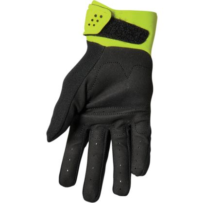 Children's motocross gloves THOR YOUTH SPECTRUM BLACK/FLO