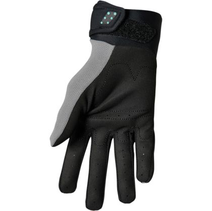 Children's motocross gloves THOR YOUTH SPECTRUM BLACK/FLO