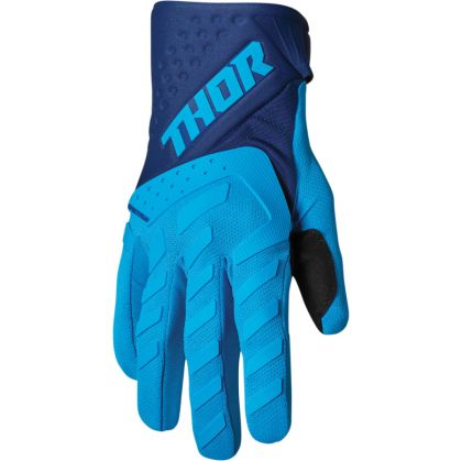 Children's motocross gloves THOR YOUTH SPECTRUM BLUE/NAVY