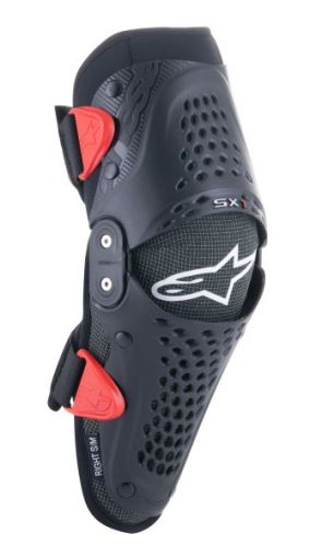 Genunchiere copii ALPINESTARS SX-1 NEGRU/ROSU