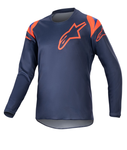 Детско мотокрос джърси ALPINESTARS Racer Narin NAVY/ORANGE