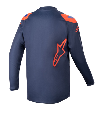 Tricou Motocross ALPINESTARS Racer Narin pentru copii MARINE/ORANGE