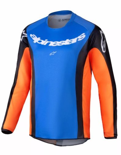 Детско мотокрос джърси ALPINESTARS YTH RACER MELT ORNAGE/BLUE