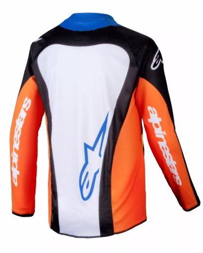 Детско мотокрос джърси ALPINESTARS YTH RACER MELT ORNAGE/BLUE