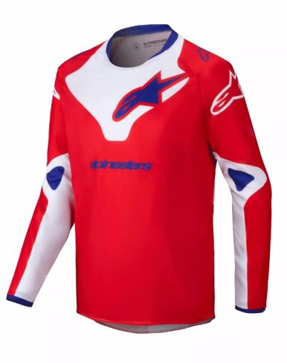 Детско мотокрос джърси ALPINESTARS YTH RACER VEIL RED/WHITE