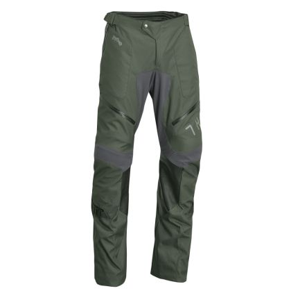 Pantaloni de enduro THOR TERRAIN ARMY/CARBUNE PENTRU CIZMA 23'