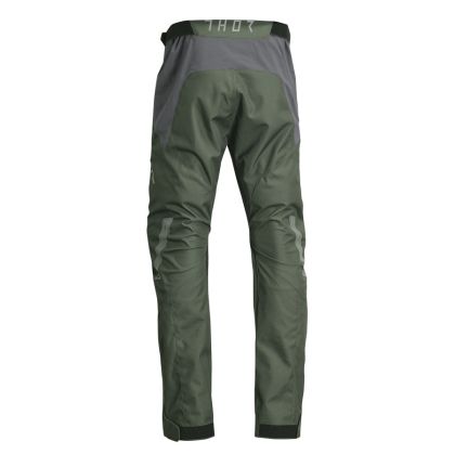 Enduro breeches THOR TERRAIN ARMY/CHARCOAL OVER THE BOOT 23'