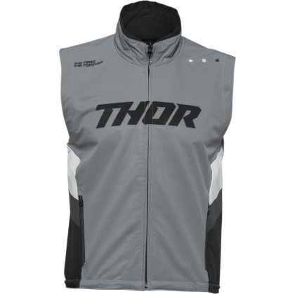 Enduro vest THOR WARM UP VEST GRAY/BLACK