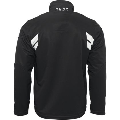 Μπουφάν Enduro THOR WARM UP JACKET ΜΑΥΡΟ/ΛΕΥΚΟ