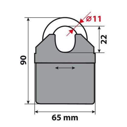 Locking motorcycle chain – C-LOCK 150 PLUS 90633