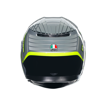 AGV K3 HELMET - FORTIFY GRAY/BLACK/YELLOW FLUO