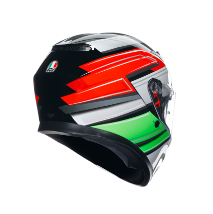 CASTĂ AGV K3 - WING BLACK/ITALIA