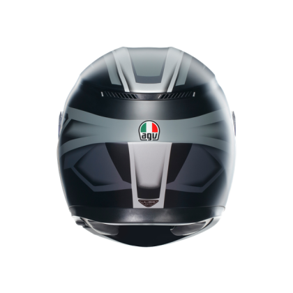 КАСКА  AGV K3 COMPOUND MATT BLACK/GREY