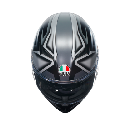 CASTĂ AGV K3 COMPOUND NEGRU MAT/GRI