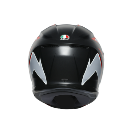 CASTĂ AGV K-6 S FLASH MAT NEGRU/GRI/ROȘU