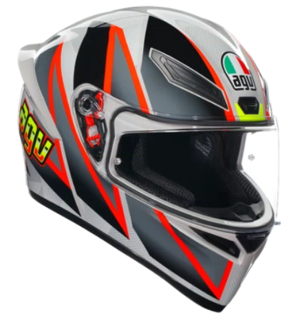 Каска AGV K1 S E2206 - BLIPPER GREY/RED