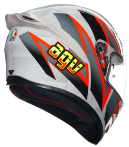 Каска AGV K1 S E2206 - BLIPPER GREY/RED