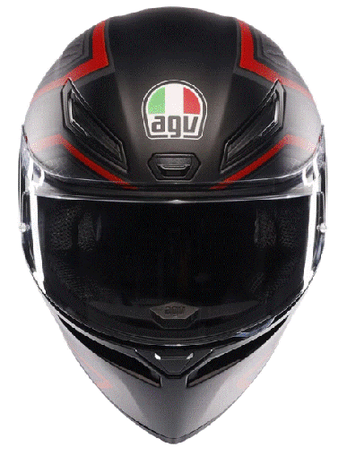 Helmet AGV K1 S SLING MATT BLACK/RED