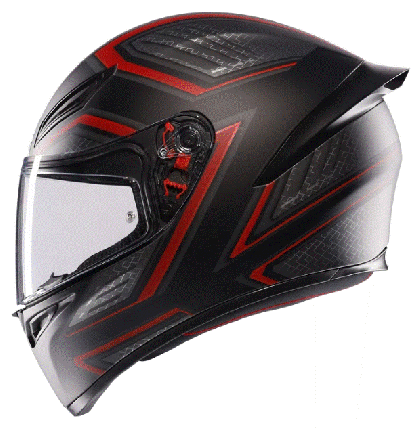 Каска AGV K1 S SLING MATT BLACK/RED