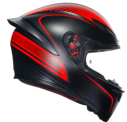 Helmet AGV K1 S WARMUP MATT BLACK/RED