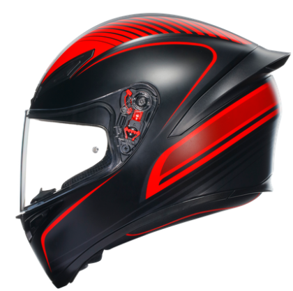 Helmet AGV K1 S WARMUP MATT BLACK/RED